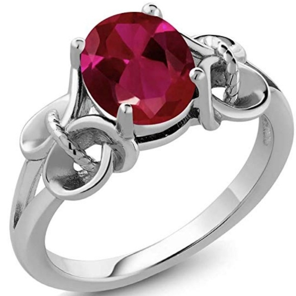 Fashion ruby ring - Picture 2 of 3